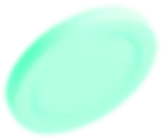 cyan blurred dish